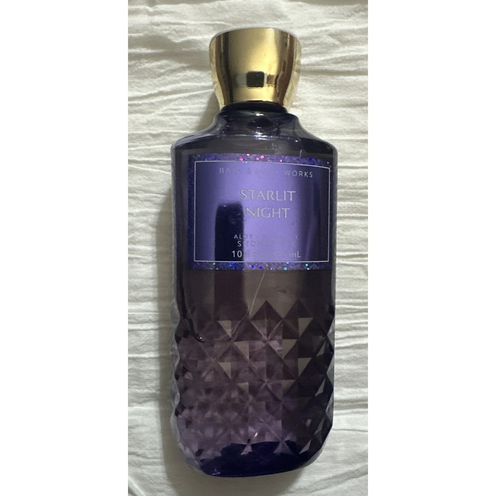 Bath & Body Works "Starlit Night" Aloe & Vitamin E Shower Gel 10 Oz.